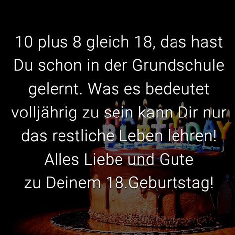 sprüche 18 geburtstag witzig|glückwunsch zum 18. geburtstag.